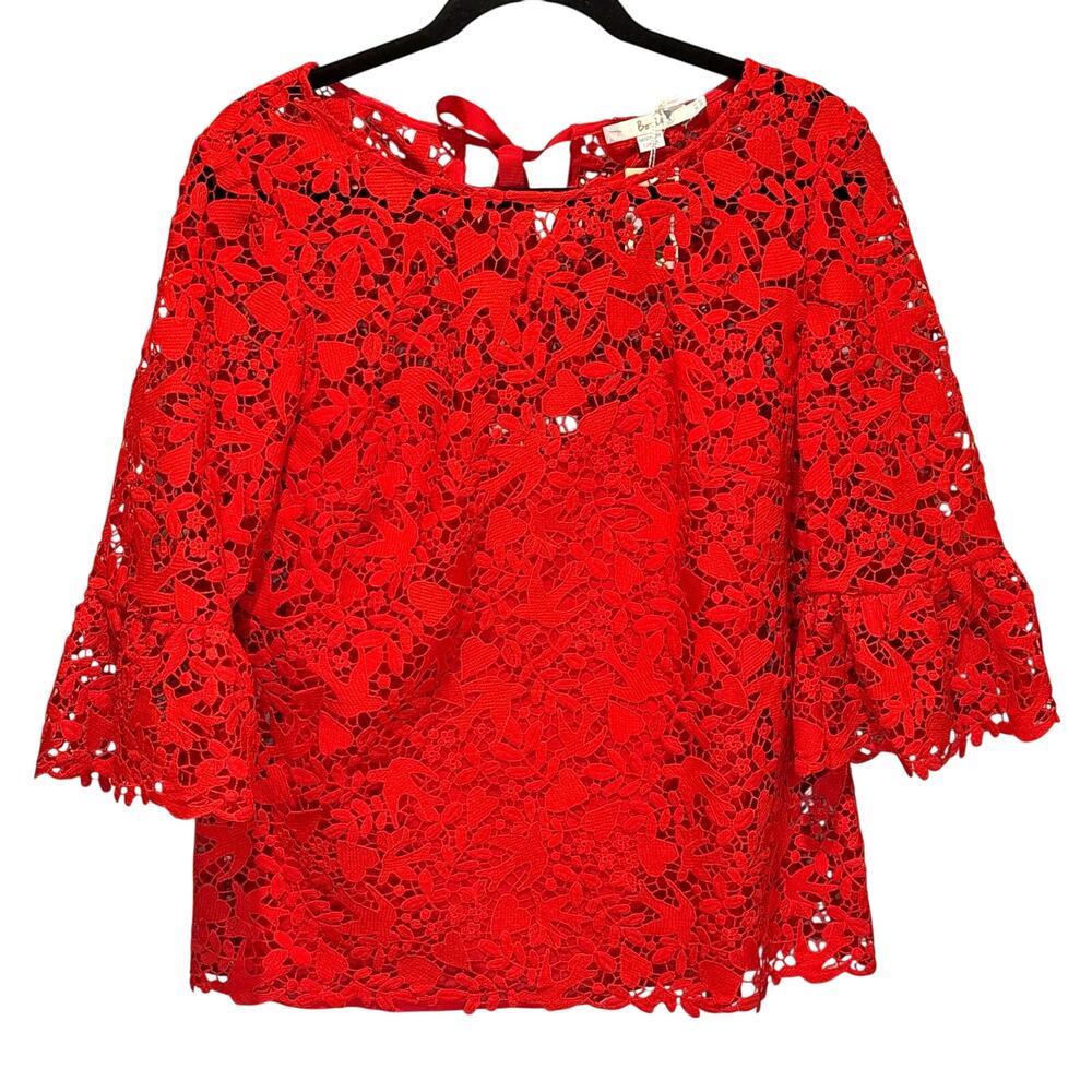 Boden NWT Red Brittany Lace Top & Camisole - size 10